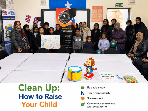 Community event promoting child wellbeing and responsibility