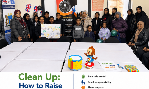 Community event promoting child wellbeing and responsibility