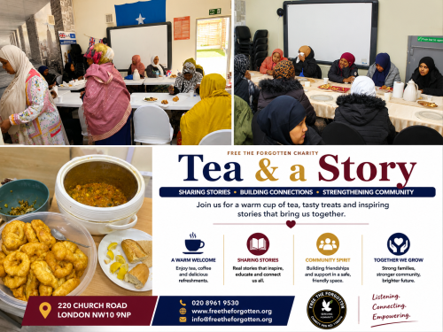 Tea and stories for community connection